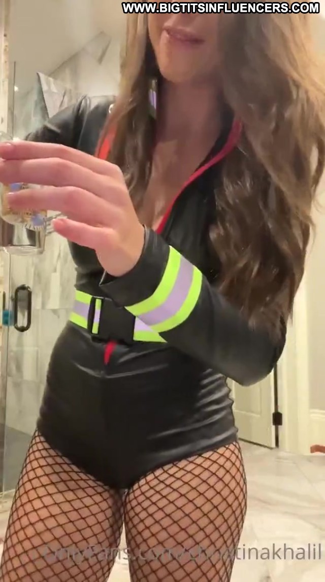Christina Khalil Fitness Youtuber Push Bikinis Lingerie Show Video